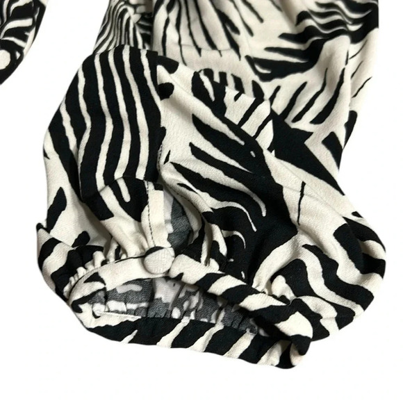 Nine West babydoll dress,women size 10.Peasant sleeve,polka dots,floral,boho,EC - Picture 15 of 16